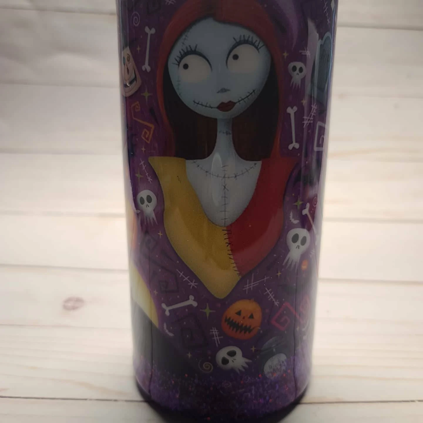 Nightmare Before Christmas Tumbler, Jack & Sally Tumbler