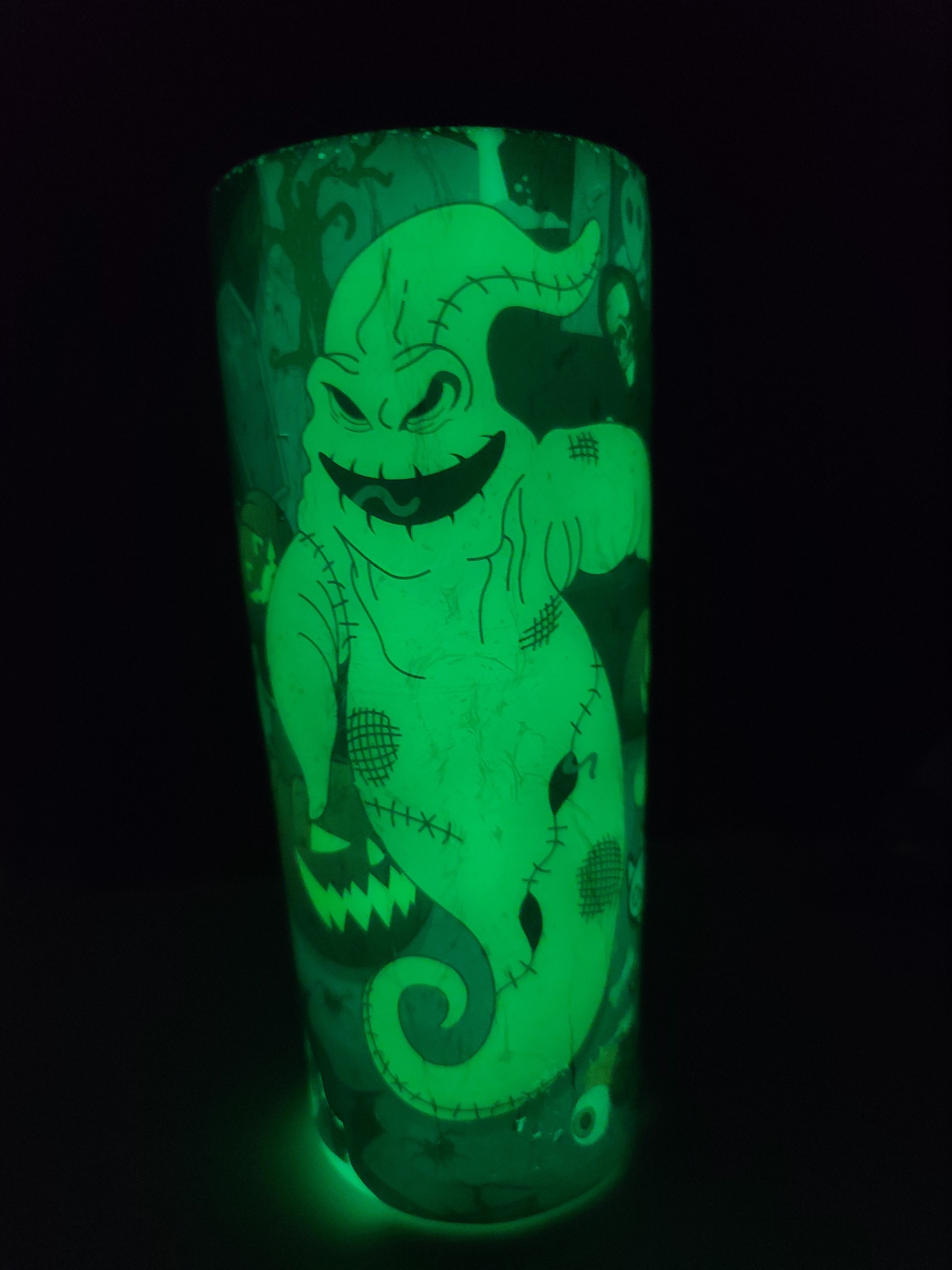 Nightmare Before Christmas Straw Topper, Oogie Boogie Straw Topper, Glow In  The Dark Straw Topper, Halloween Straw Topper, Christmas